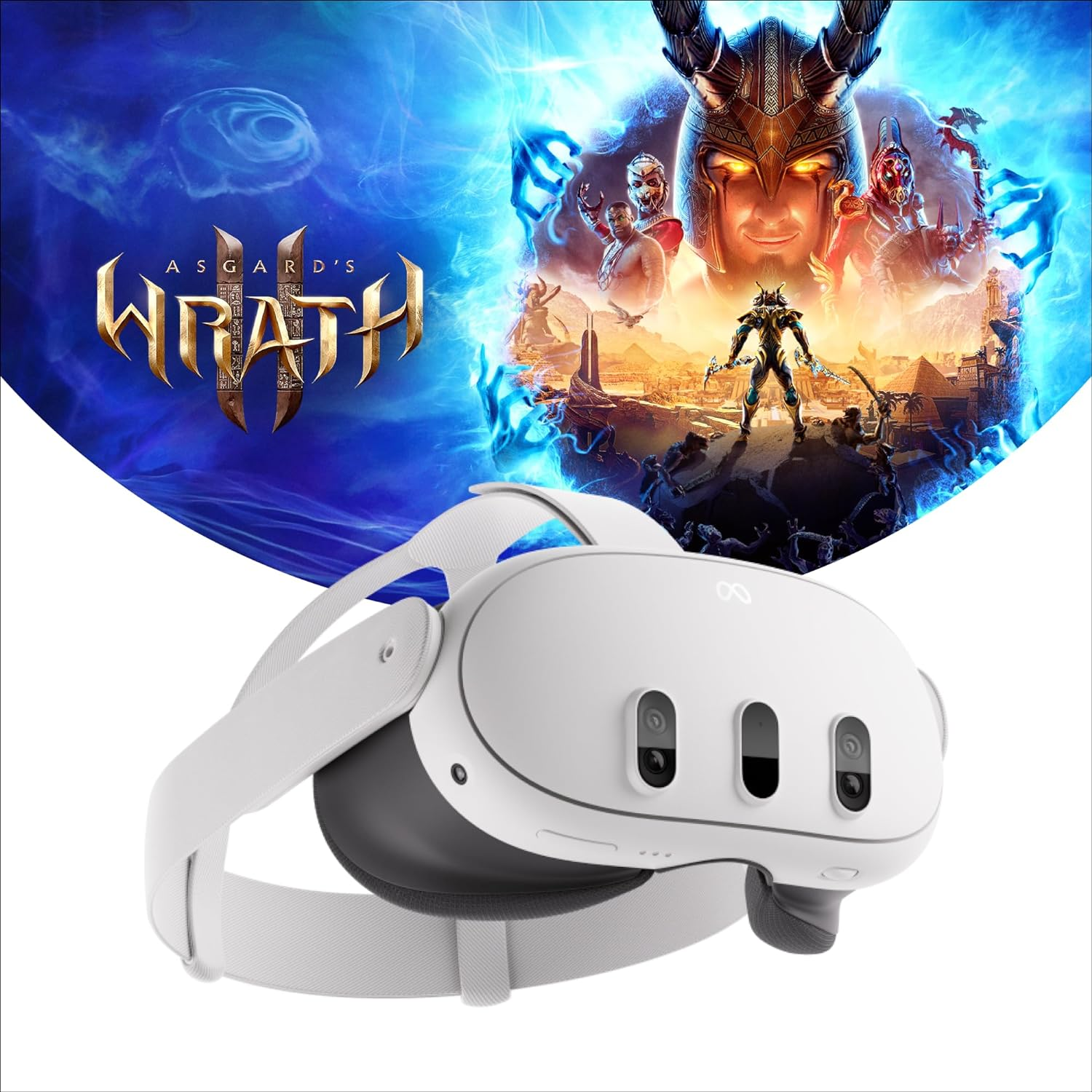 Meta Quest 3 128GB — Ultimate Mixed Reality Experiences — All-in-One Headset with Controllers, 4K resolution + Infinite Display