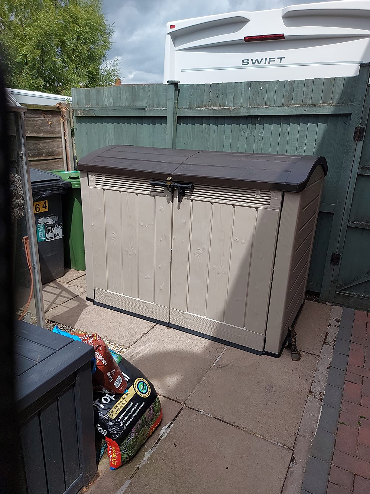 【Storage Shed】【BS】Keter Store-It Out Ultra Outdoor Garden Storage, Bike Shed, Bin Store and More