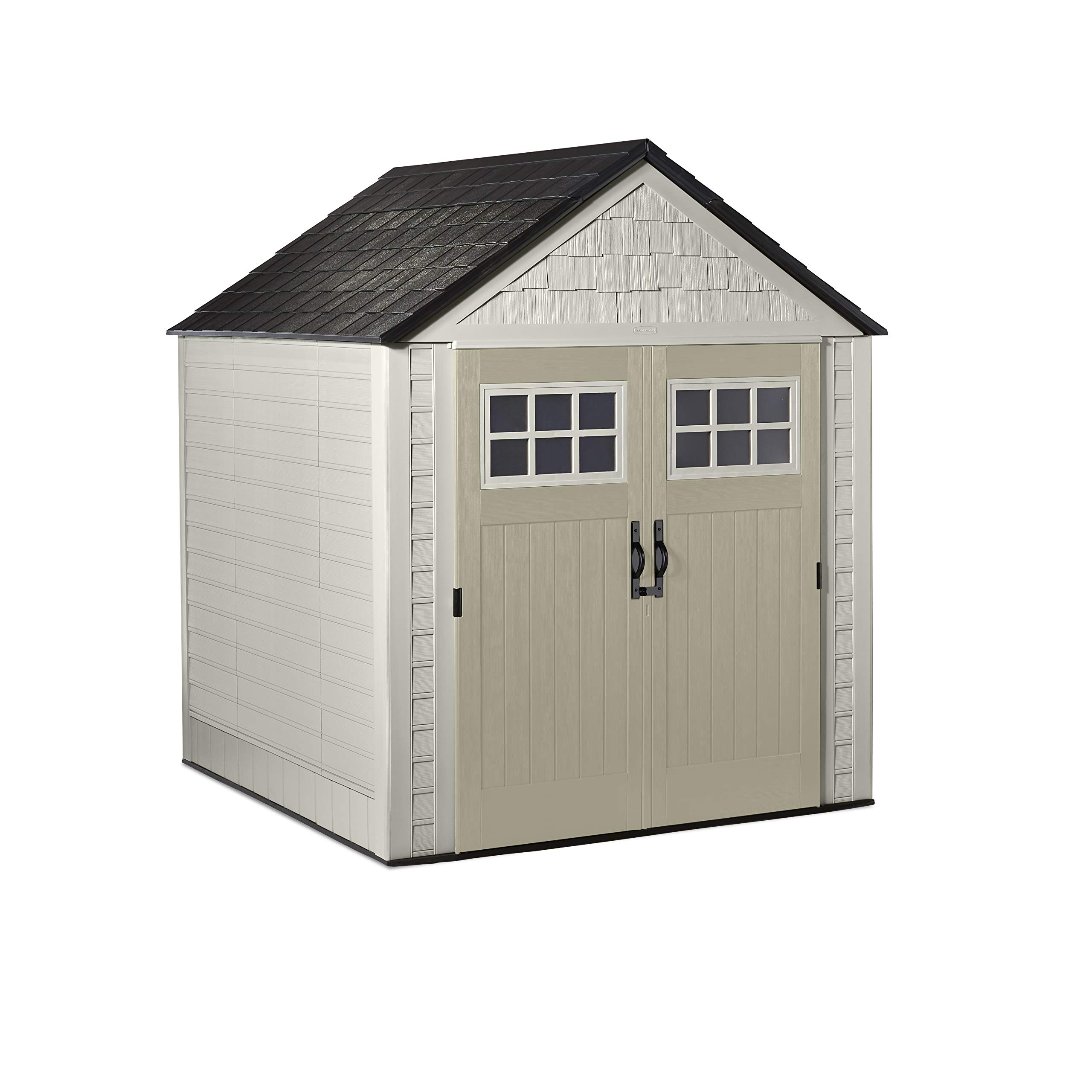 【Storage Shed】Outdoor Storage Shed, 7X7 feet, Resin Weather Resistant
