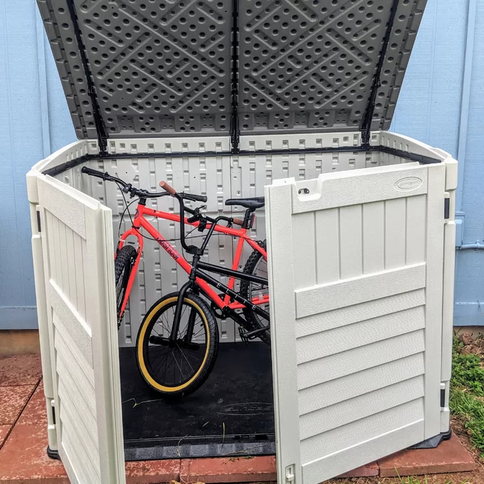 【Storage Shed】Resin Outdoor 2-Container 5'10