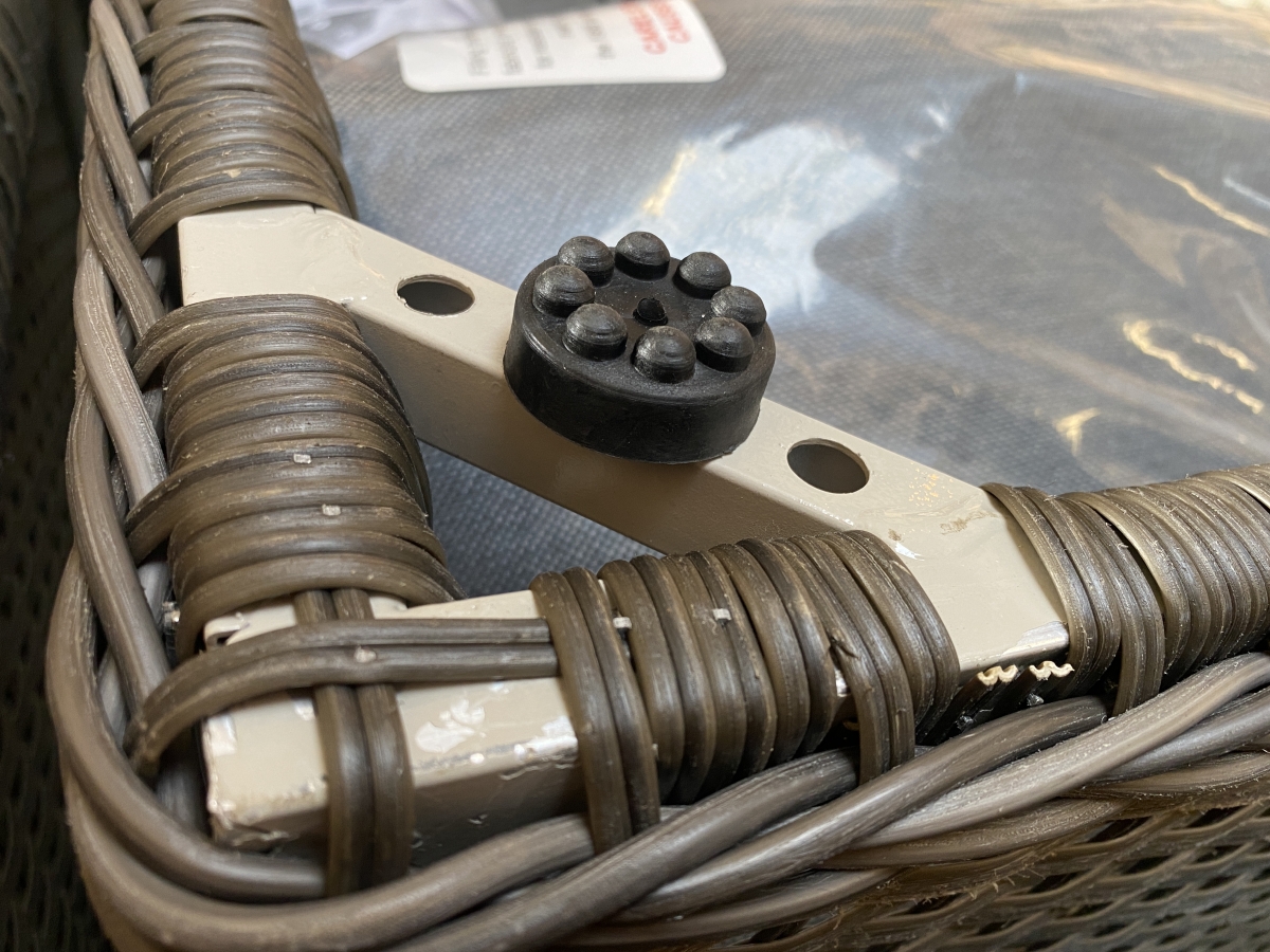 Bahia Sofa Dining Rattan Furniture Set - Whitewash Grey