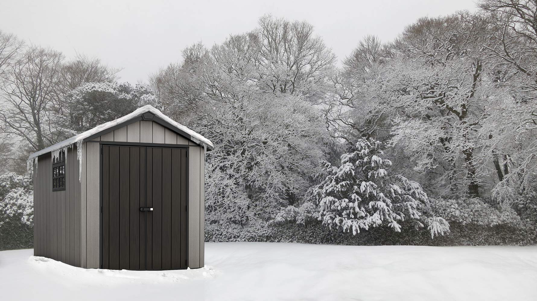 【Storage Shed】Keter Oakland 7.5 x 9 Foot Large Resin