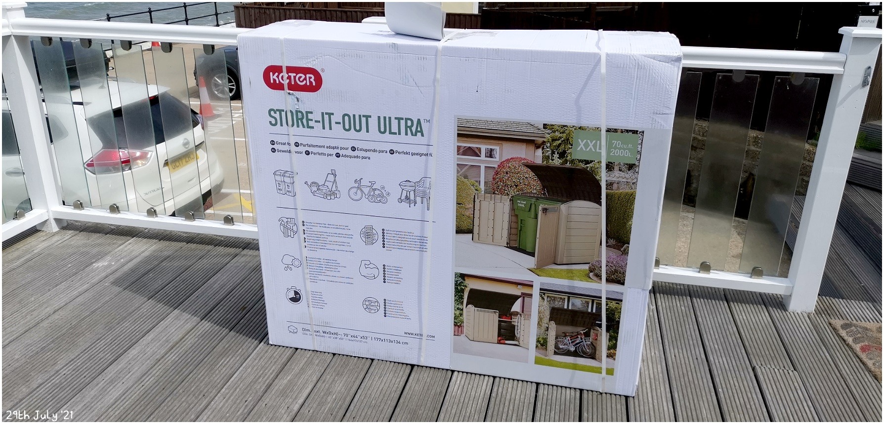 【Storage Shed】【BS】Keter Store-It Out Ultra Outdoor Garden Storage, Bike Shed, Bin Store and More