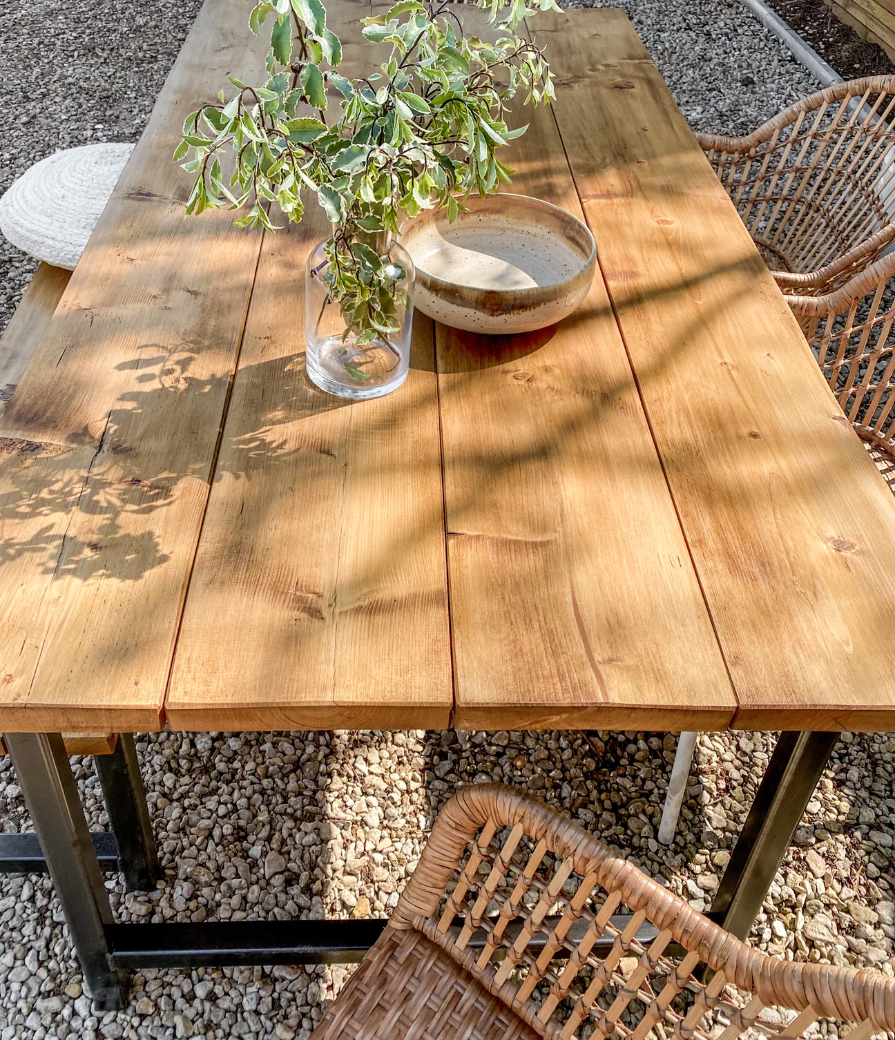 Garden table outdoor dining set picnic bench Patio Furniture Wooden Small Bistro Oak 6 seater and chairs Acacia