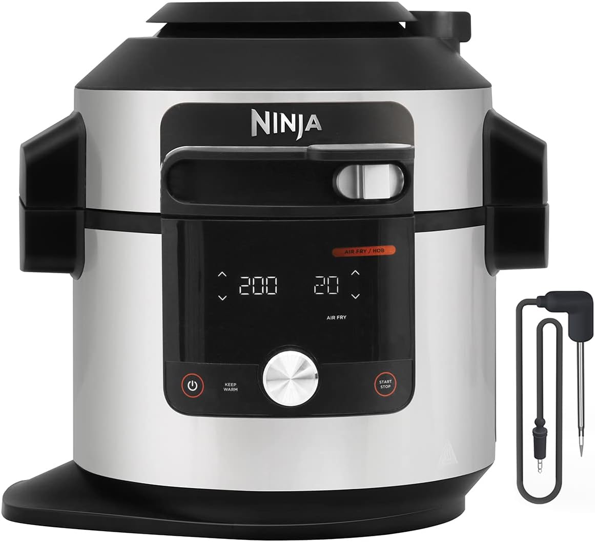 Ninja Foodi MAX 15-in-1 SmartLid Multi-Cooker 7.5L [OL750UK] Smart Cook System